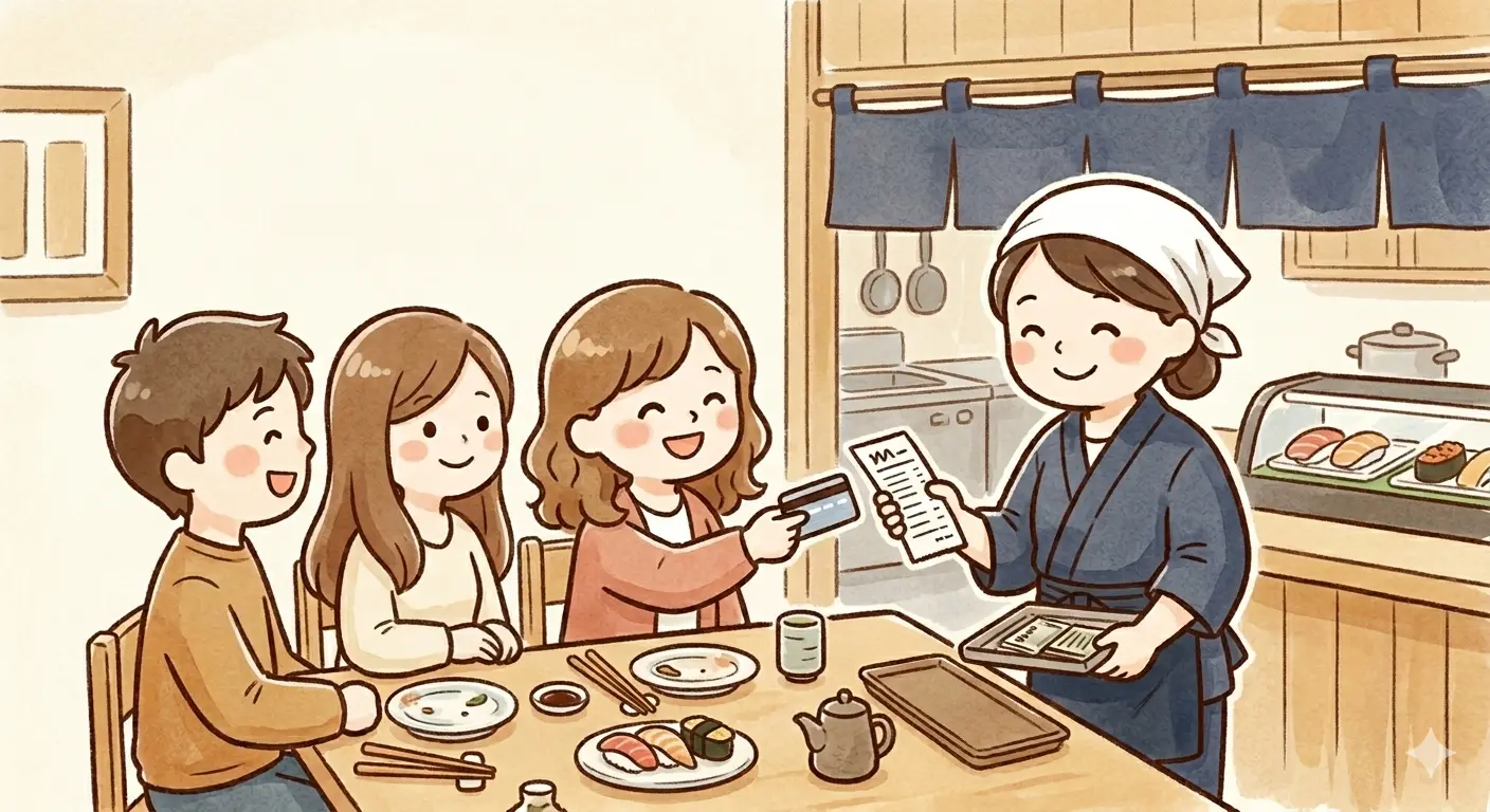 Pay Sushi Bill